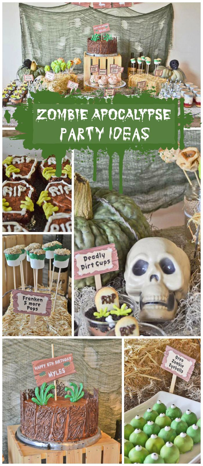 Zombie Birthday Decorations
 Pin on Halloween Party Ideas