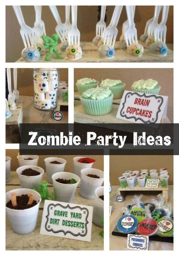 Zombie Birthday Decorations
 The Partying Zombies Boy’s Birthday
