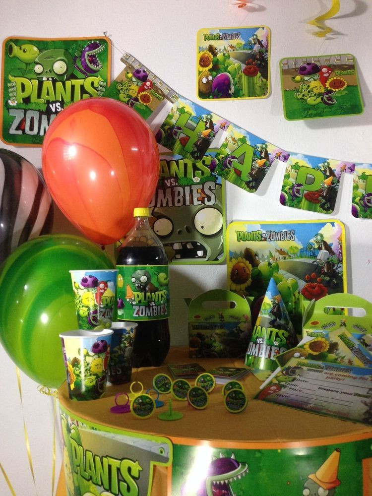 Zombie Birthday Decorations
 plants vs zombies party supplies birthday