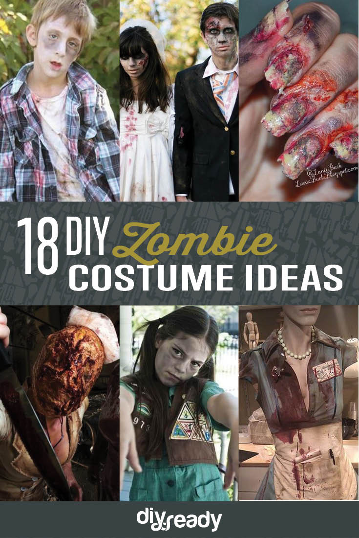 Zombie Costume DIY
 18 DIY Zombie Costume Ideas DIY Ready