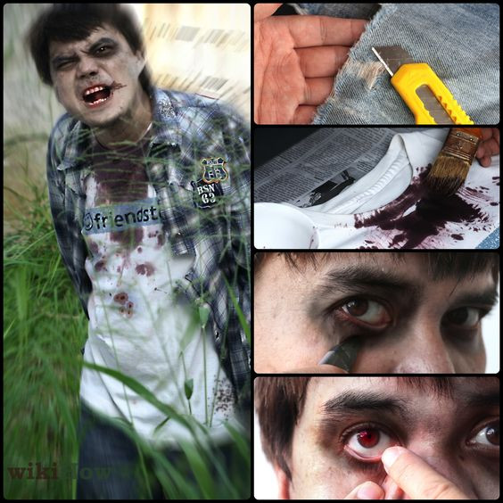 Zombie Costume DIY
 Do you know what Zombies and What type on Pinterest