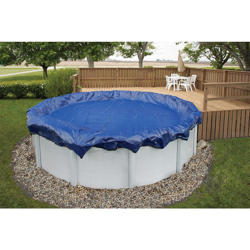 12Ft Above Ground Pool
 Blue Wave 15 Year 12 ft Round Royal Blue Ground