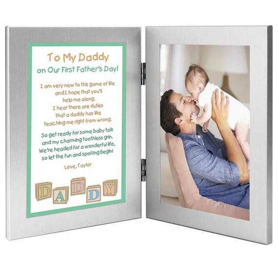 1st Fathers Day Gift
 First Father s Day Gift Personalized for Daddy from