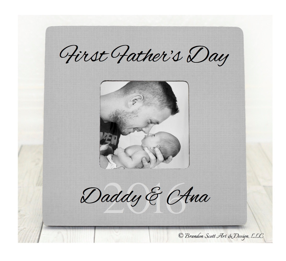 1st Fathers Day Gifts
 First Father s Day Gift Picture Frame Personalized Gift