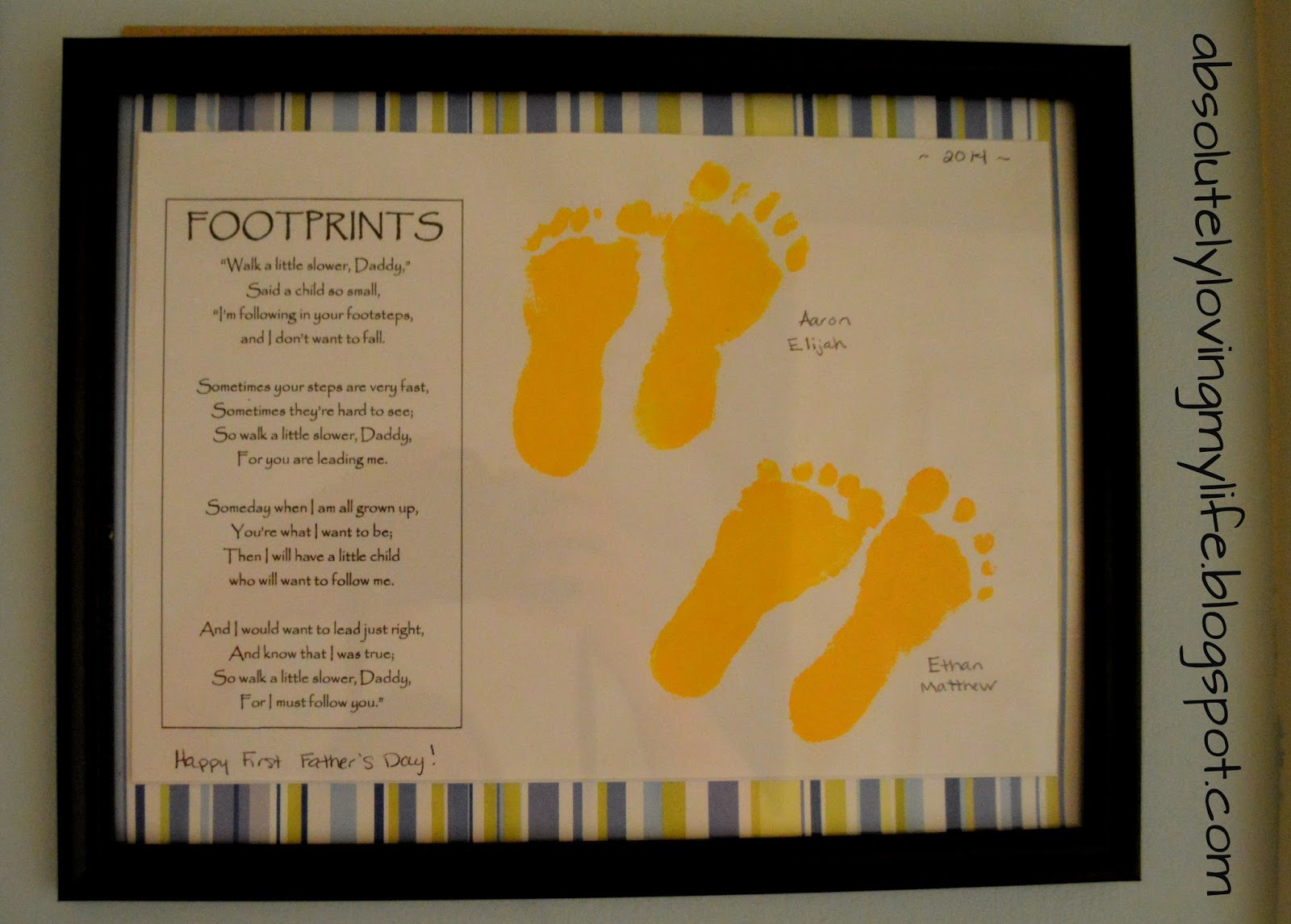 1st Fathers Day Gifts
 Loving Life DIY First Father s Day Gift