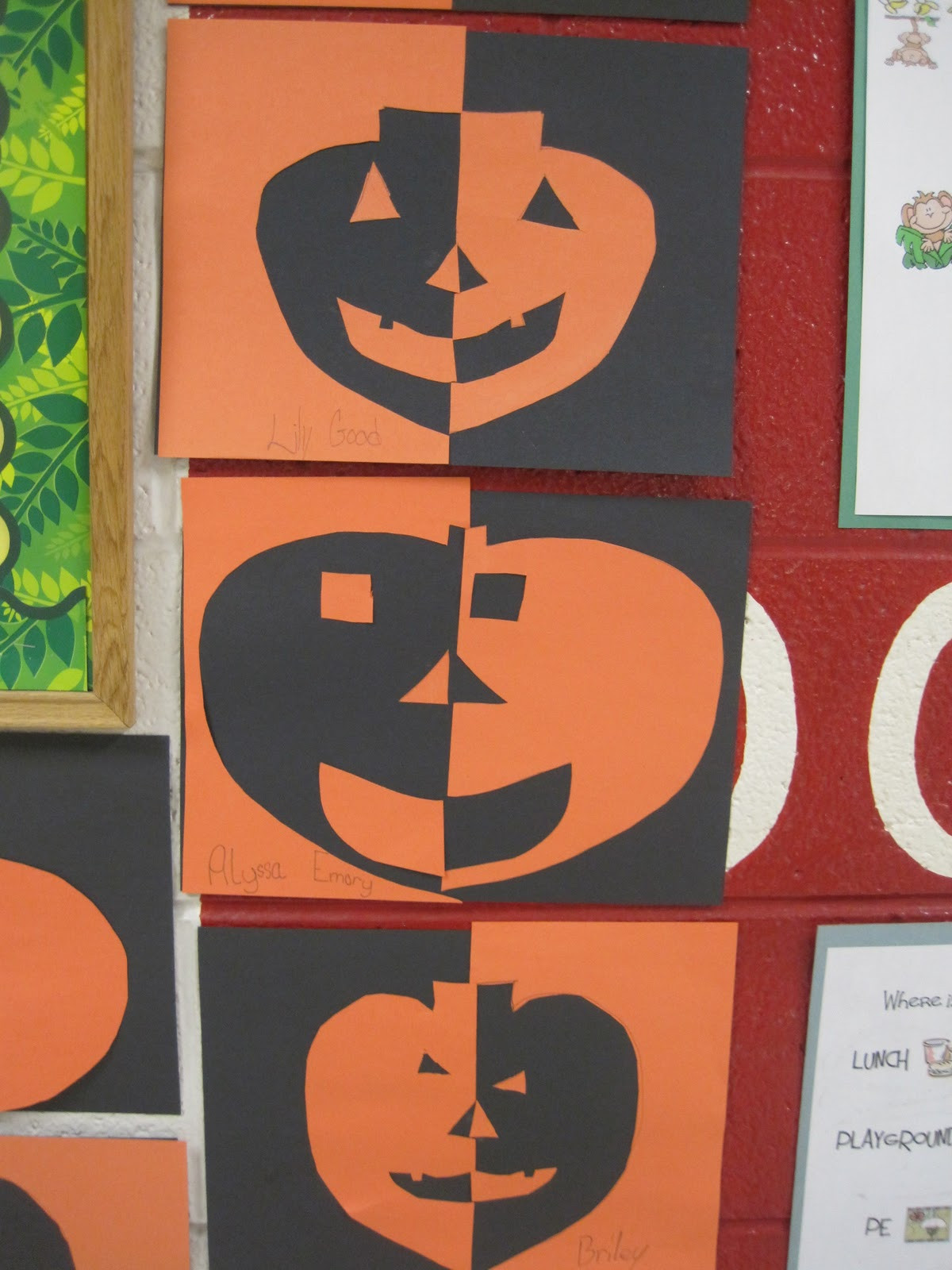 1st Grade Halloween Crafts
 Savvy Second Graders Pumpkin Art