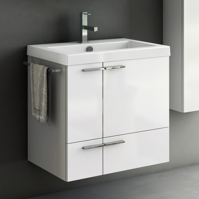 23 Inch Bathroom Vanity
 23 Inch Vanity Cabinet With Fitted Sink Contemporary