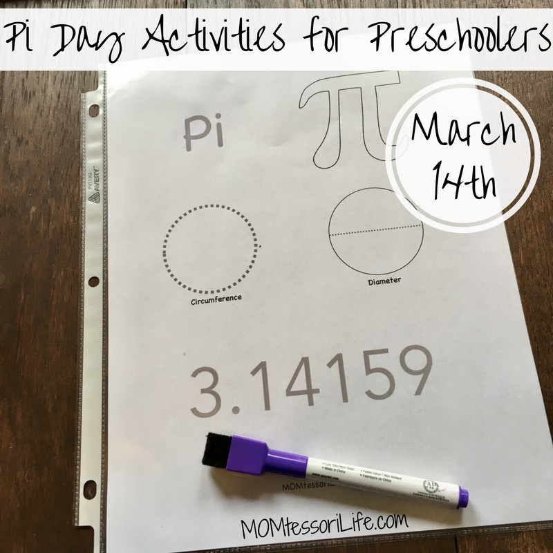 3.14 Pi Day Activities
 Pi Day Activities for Preschoolers – MOMtessori Life