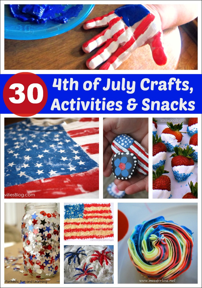 4th Of July Activities For Toddlers
 Thirty 4th of July Crafts Activities and Snacks for Kids