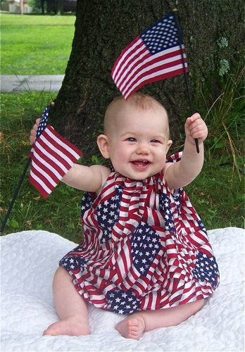 4th Of July Baby Picture Ideas
 4th of July baby Already patriotic