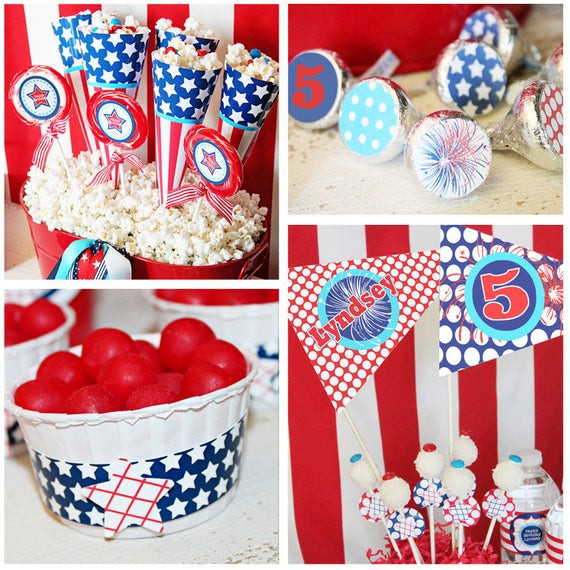 4th Of July Birthday Ideas
 July 4th Birthday Party Decorations July 4th Party