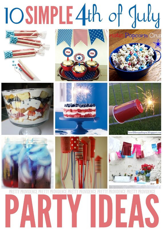 4th Of July Birthday Ideas
 Fourth of July Party Ideas Pretty Providence