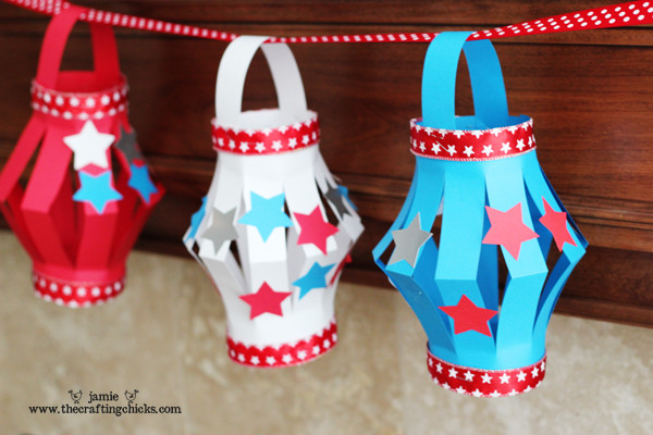 4th Of July Craft Ideas
 Paper Lantern Kid s Craft 4th of July Style The Crafting