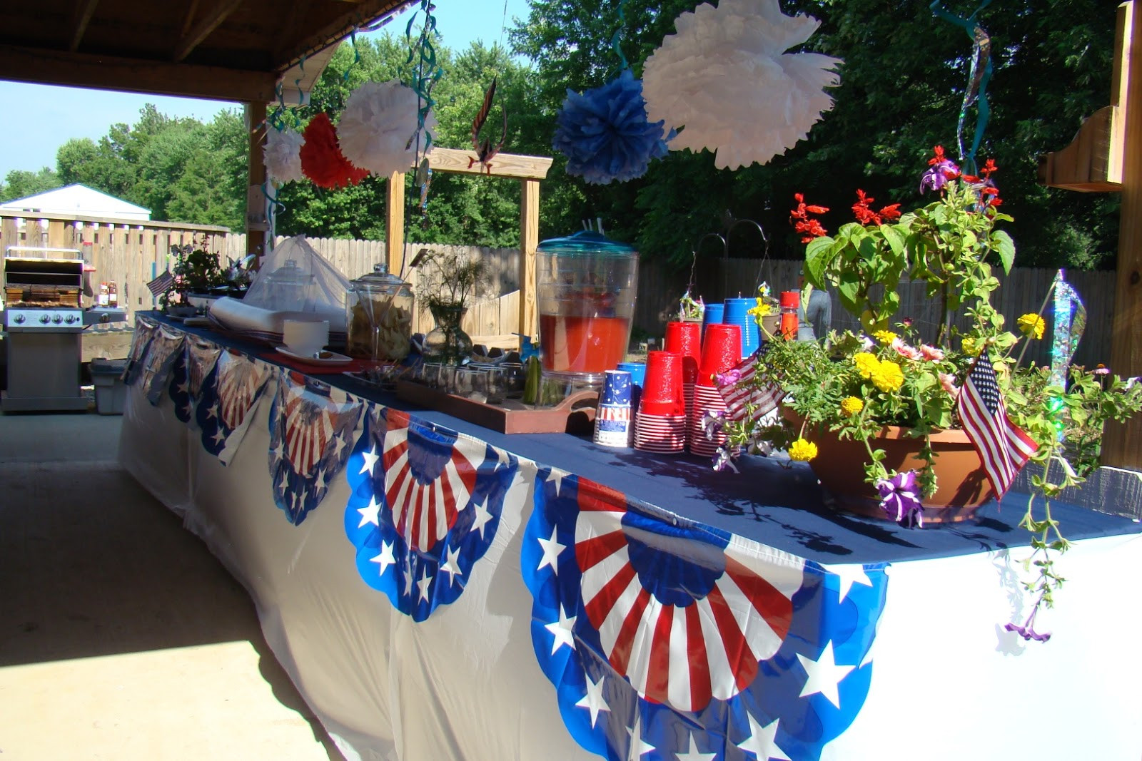 4th Of July Pool Party
 4th of July Party Buffet Ideas