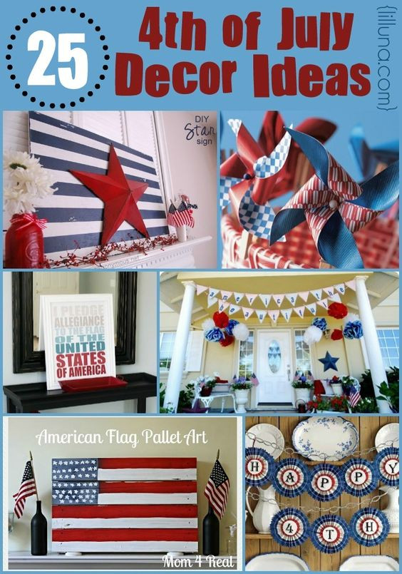 4th Of July Vacation Ideas
 4th of July Decor Ideas tons of AMAZING decorations for