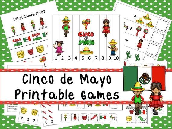 Activities For Cinco De Mayo
 30 Cinco de Mayo Games Download Games and Activities in PDF