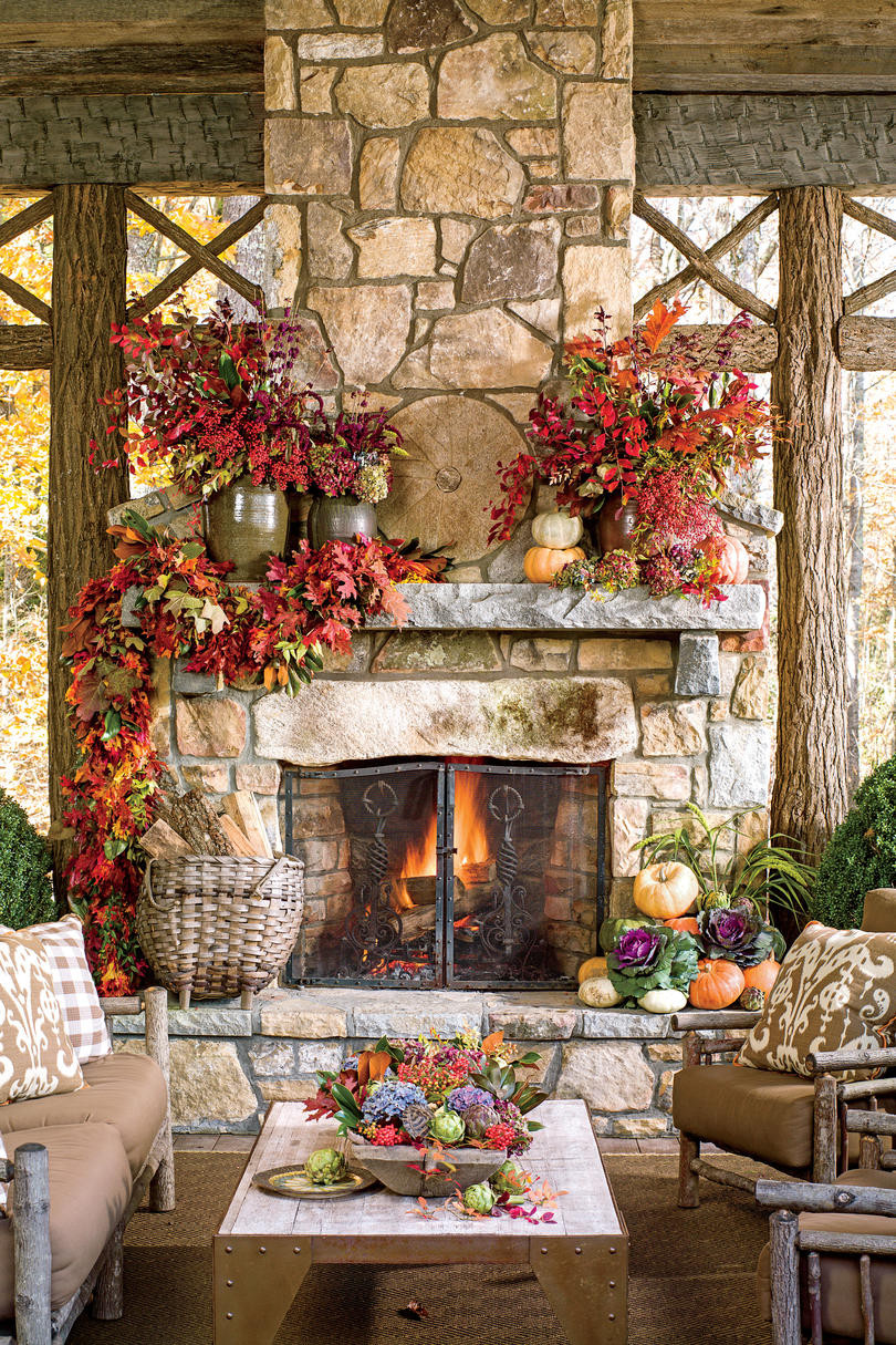 Autumn Decorating Ideas
 25 Fall Mantel Decorating Ideas Southern Living