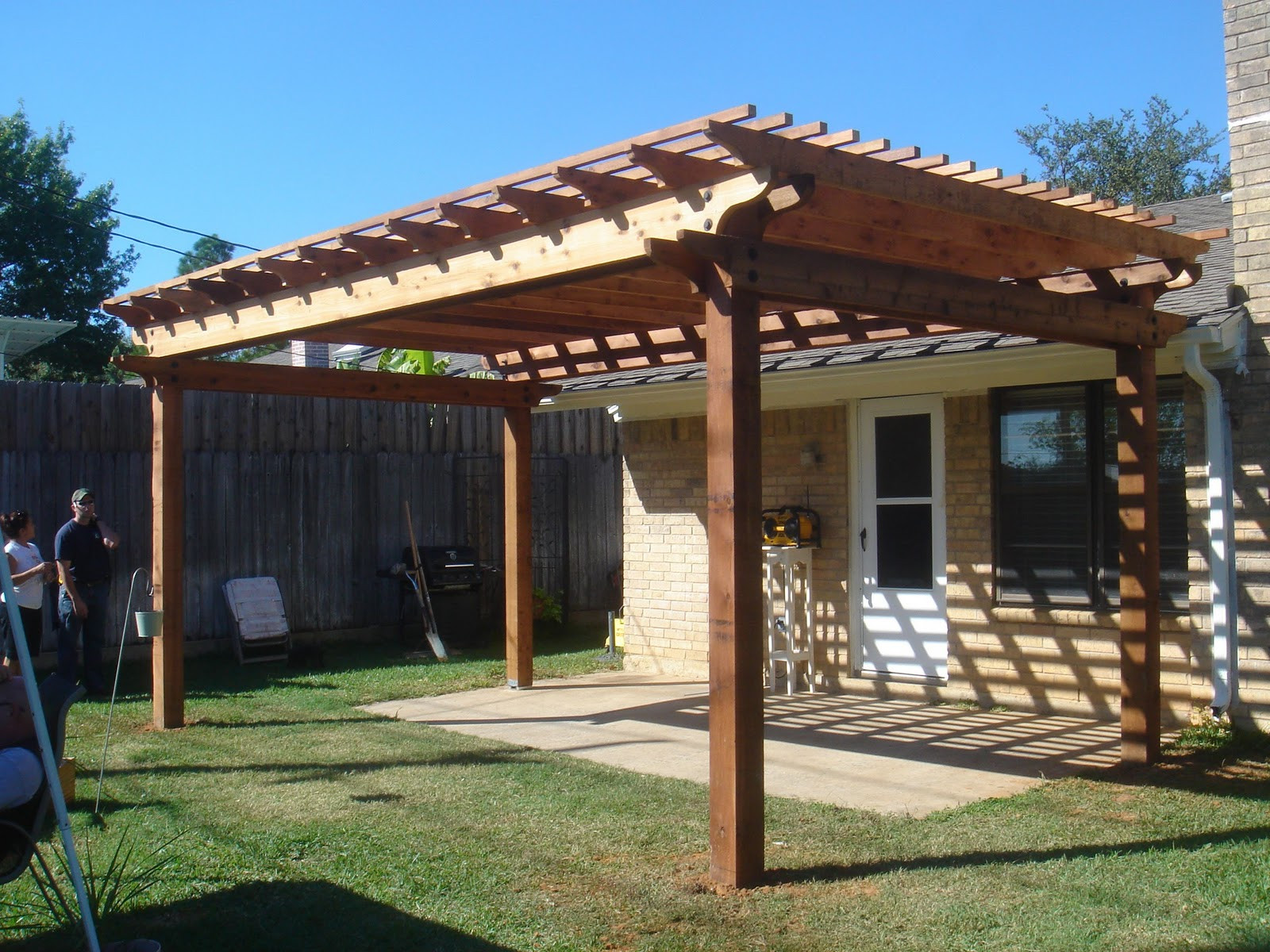 Backyard Gazebo Plans
 Inside Out Living 1st Pergola Build