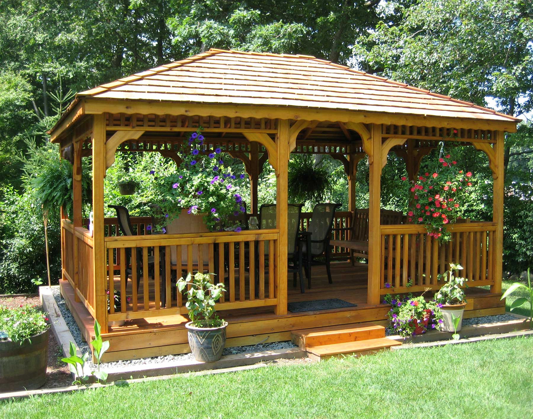 Backyard Gazebo Plans
 Gazebos Wooden Garden Shed Plans pliments Build