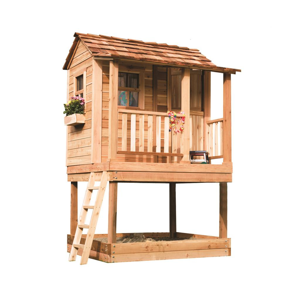 Backyard Play House
 Outdoor Living Today 6 ft x 6 ft Little Squirt Playhouse