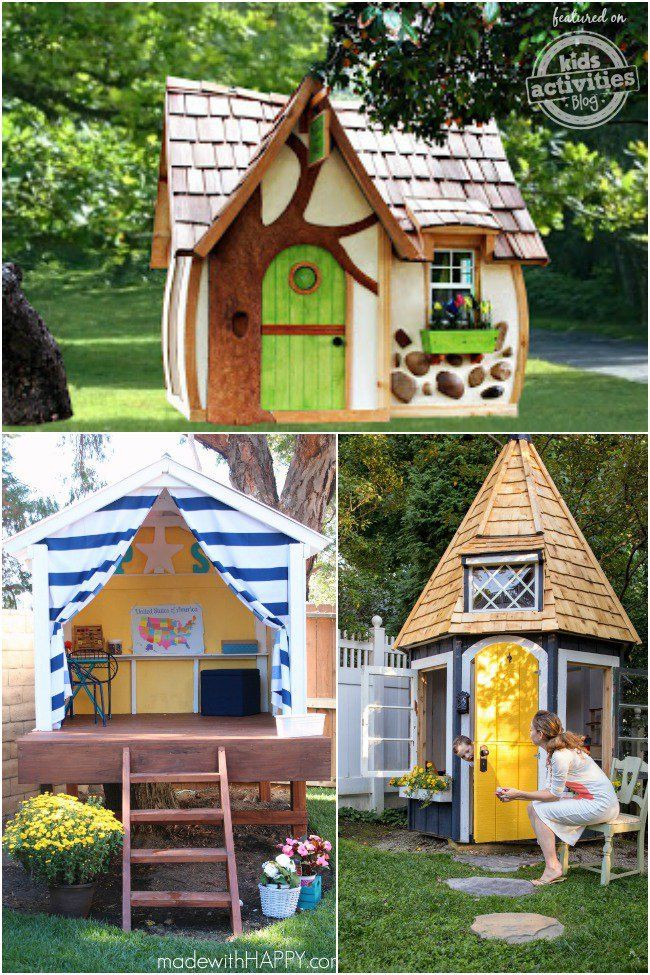 Backyard Play House
 24 Outdoor Playhouses Kids Dream About