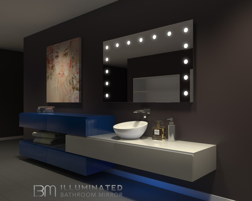 Bathroom Mirror 60 X 36
 Led Bathroom Mirror Hollywood 60 X 36 in – IB mirror