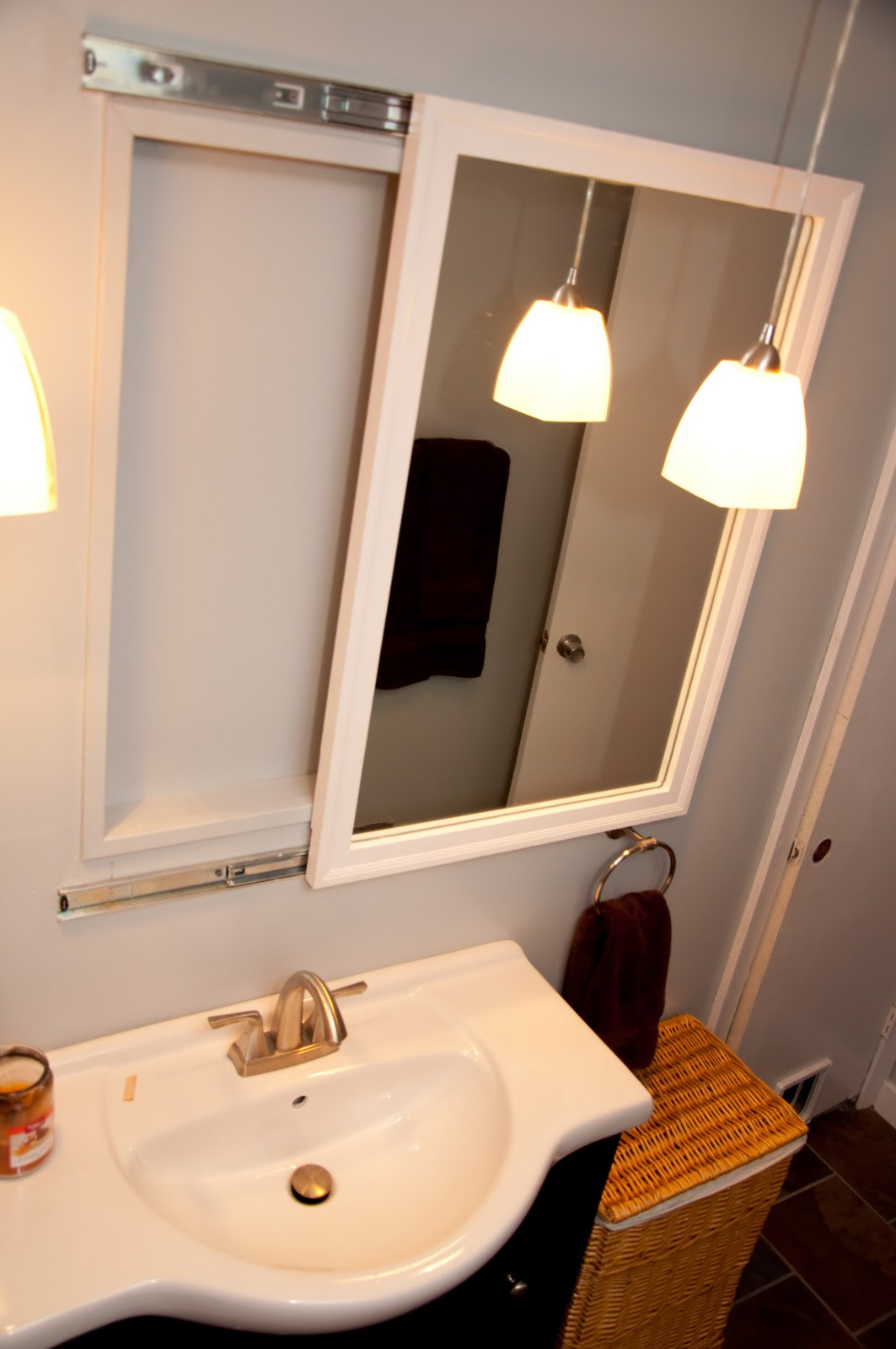 Bathroom Vanity And Mirror
 Eat Create Love Bathroom Remodel