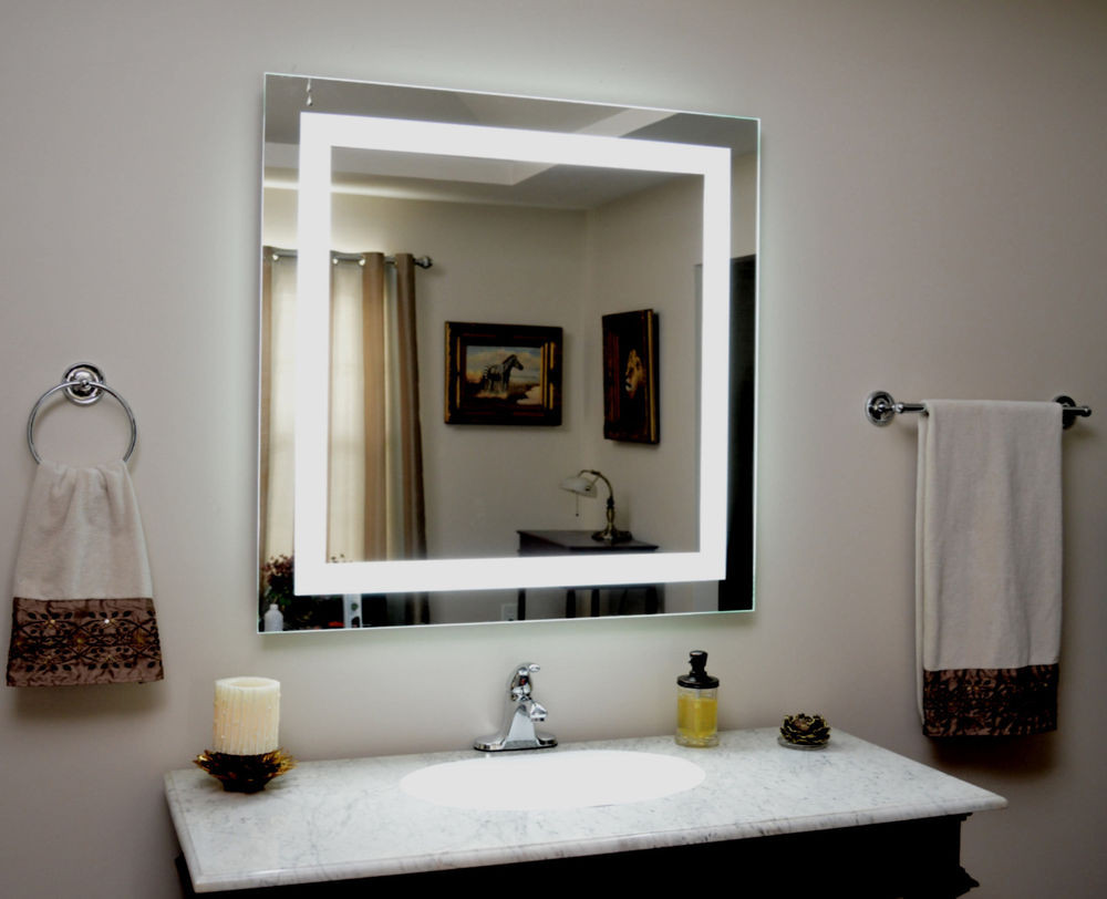 Bathroom Vanity And Mirror
 Lighted vanity mirror led lighted wall mounted MAM