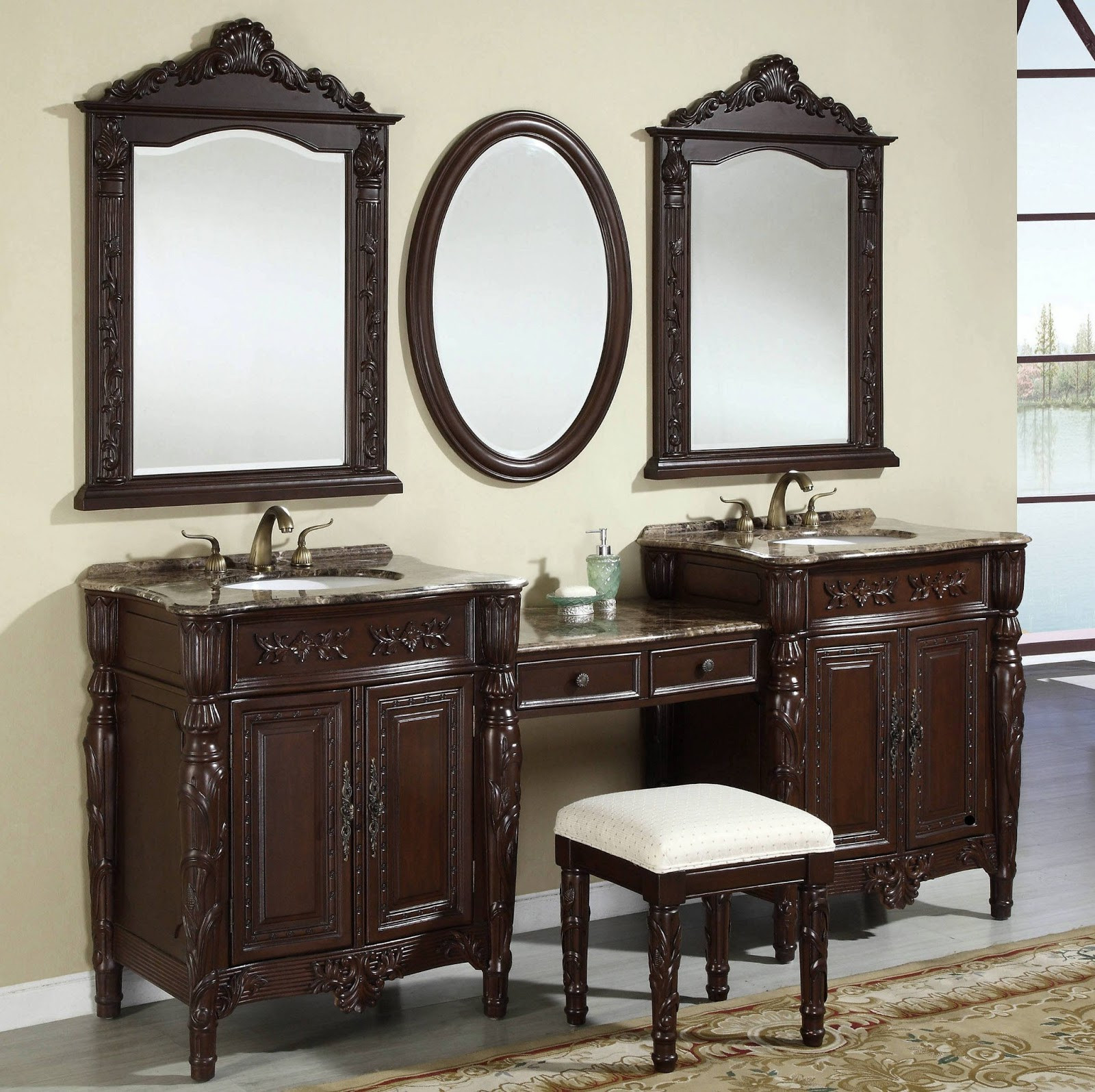 Bathroom Vanity And Mirror
 Bathroom Vanity Mirrors Models and Buying Tips Cabinets