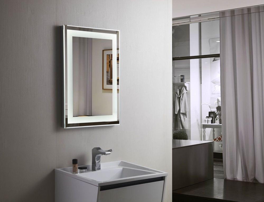 Bathroom Vanity With Mirror
 Bathroom Mirror LED Backlit Mirror Illuminated LED