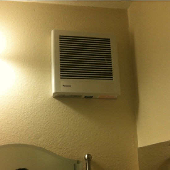 Bathroom Wall Exhaust Fan
 Utility Fans Whisper Wall Mounted Bathroom Fan by