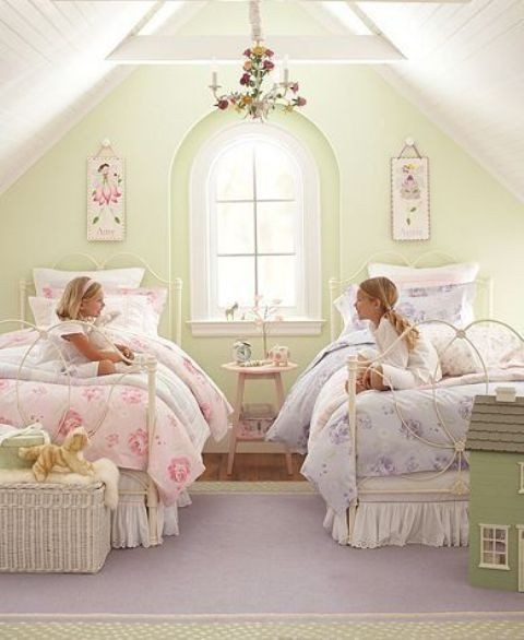 Bedroom For Girl
 30 Cozy Attic Kids Rooms And Bedrooms Shelterness