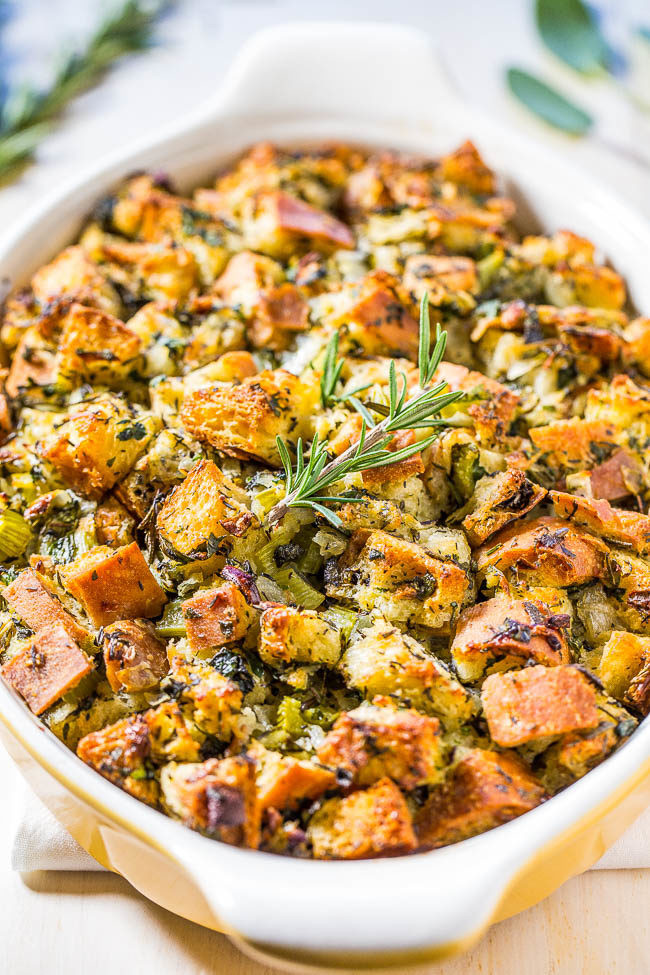 Best Recipe For Thanksgiving
 Classic Traditional Thanksgiving Stuffing Averie Cooks