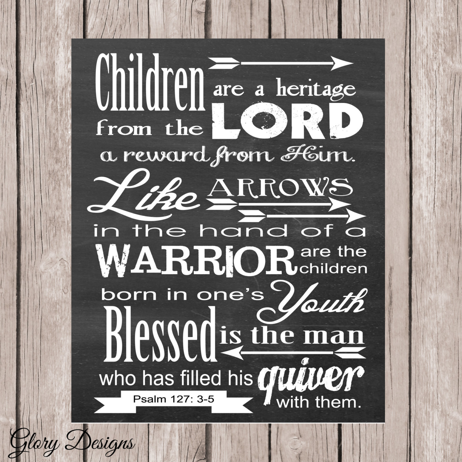 Biblical Fathers Day Quotes
 Bible verse Father s Day t Scripture art Psalm by
