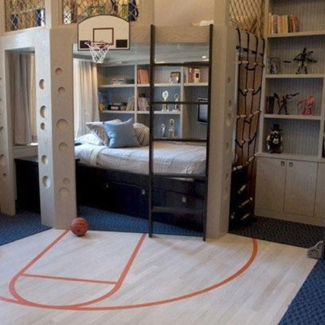 Boys Basketball Bedroom
 Boys basketball themed bedroom Kid’s Room