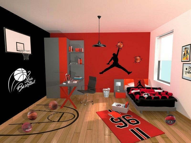 Boys Basketball Bedroom
 Pin on For the boys