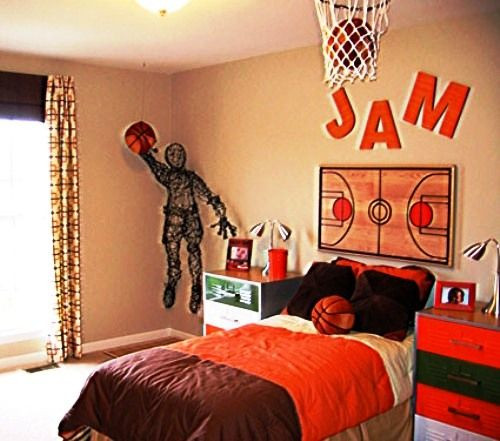 Boys Basketball Bedroom
 Boys basketball bedroom