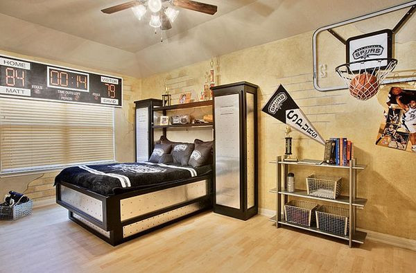 Boys Basketball Bedroom
 14 Awesome Basketball Themed Rooms For Your Youngsters