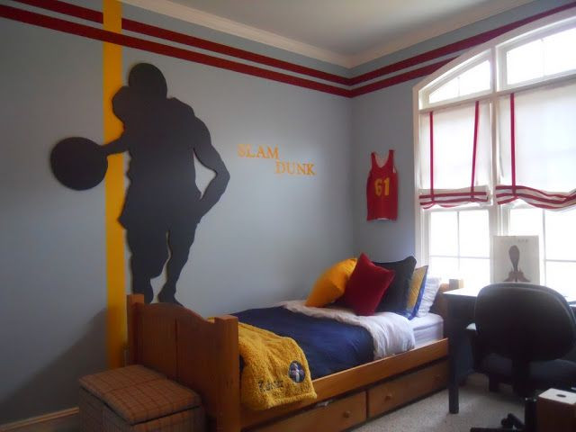 Boys Basketball Bedroom
 Creative Decorating Ideas Teen Boys Room