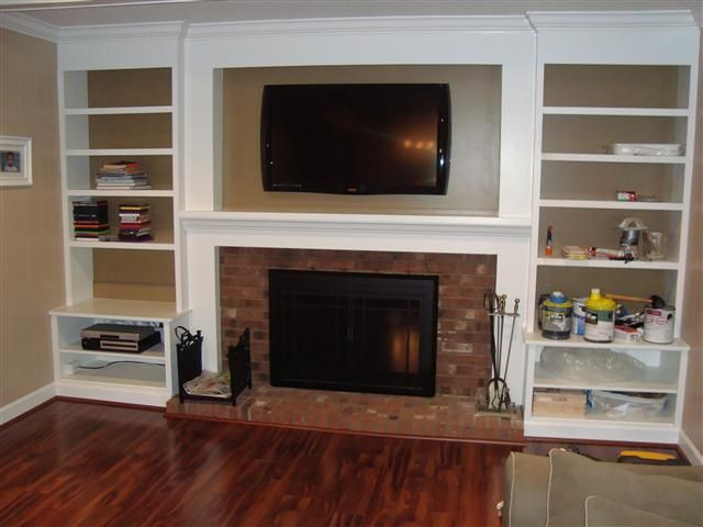 Built In Electric Fireplace Ideas
 17 Best images about Mantles and Bookcases on Pinterest