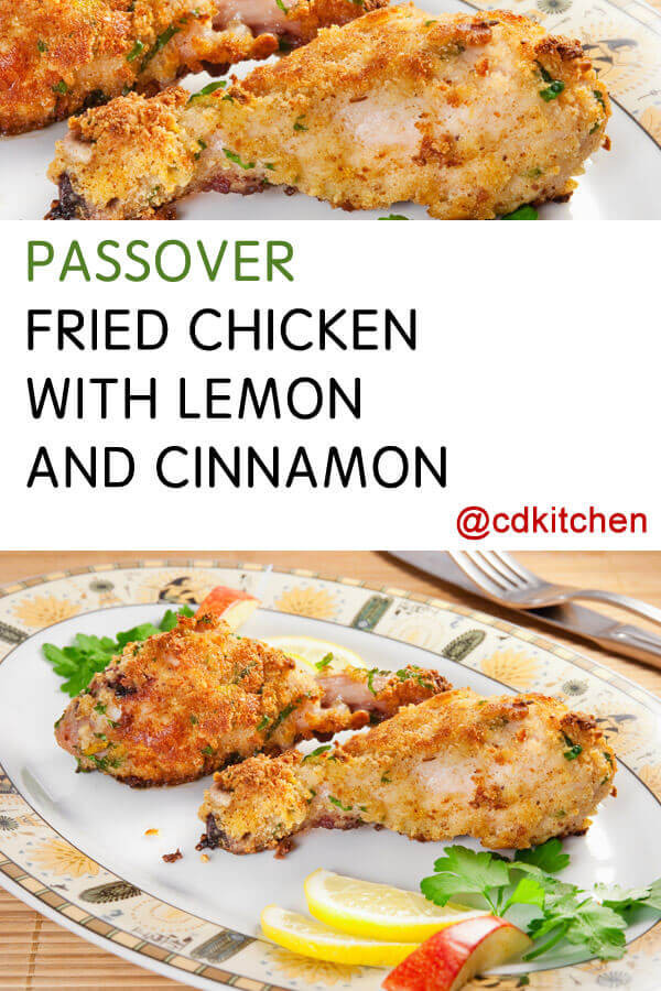 Chicken Recipe For Passover
 Passover Fried Chicken with Lemon and Cinnamon Recipe from