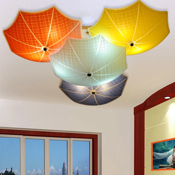 Childrens Bedroom Ceiling Lights
 Modern Children Bedroom Ceiling Lamps Multicolour Umbrella