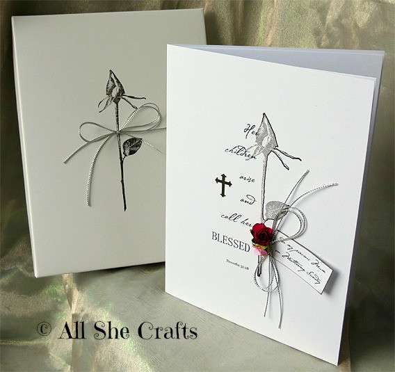 Christian Mothers Day Crafts
 All She Crafts Christian Mother s Day card