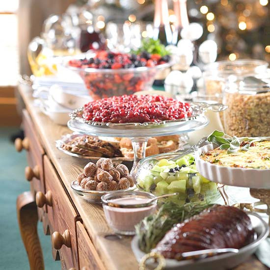Christmas Buffet Ideas
 Holiday Buffet Serving Tips and Display Ideas