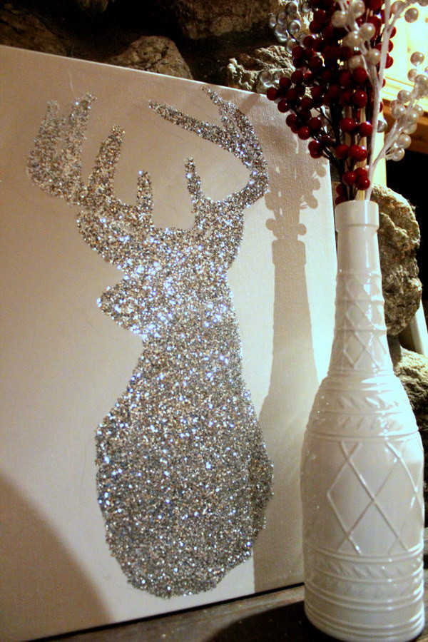 Christmas Diy Decor
 Awesome Glitter DIYs for Holiday Decoration