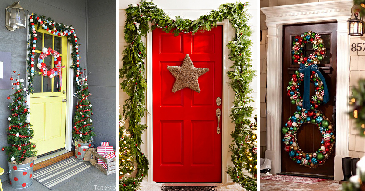Christmas Door Decoration Ideas
 50 Best Christmas Door Decorations for 2019