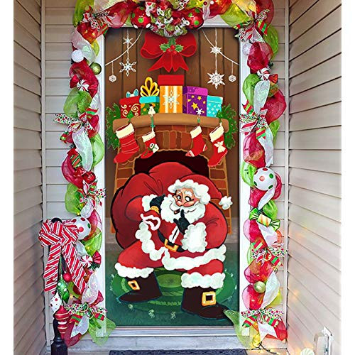 Christmas Door Decoration Ideas
 Christmas Door Cover Decorations Amazon