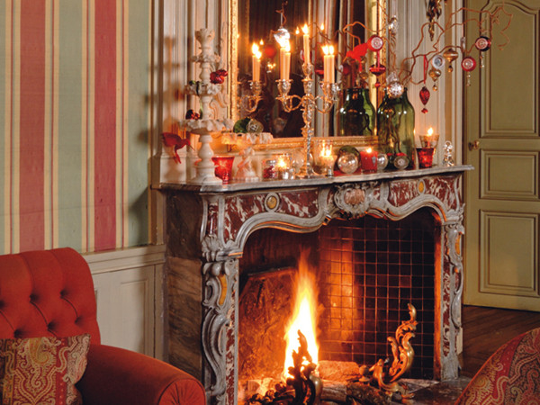 Christmas Fireplace Ideas
 40 Christmas Fireplace Mantel Decoration Ideas