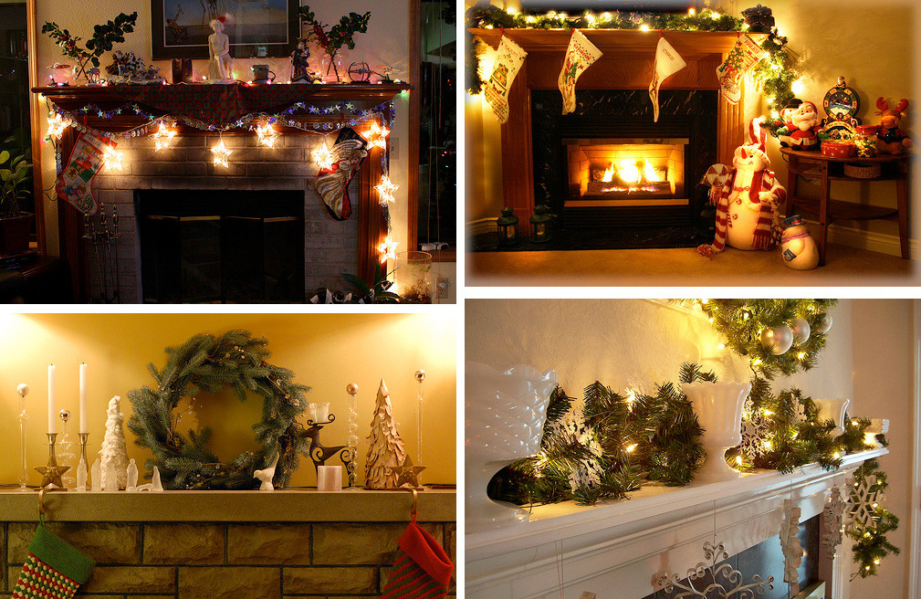 Christmas Fireplace Ideas
 33 Mantel Christmas Decorations Ideas DigsDigs