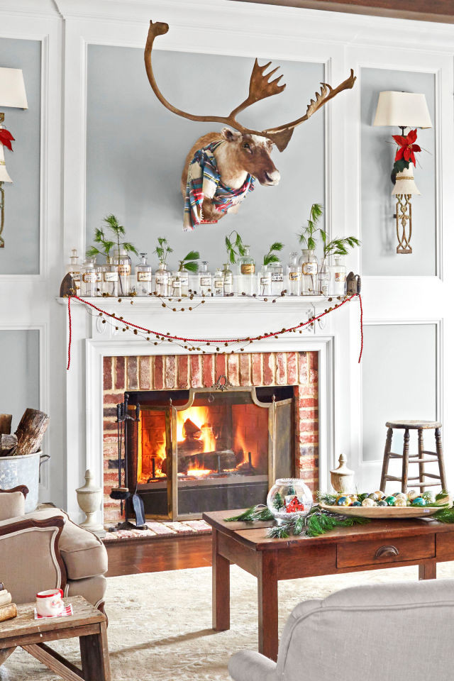 Christmas Fireplace Ideas
 Gorgeous Christmas Mantel Decoration Ideas Festival